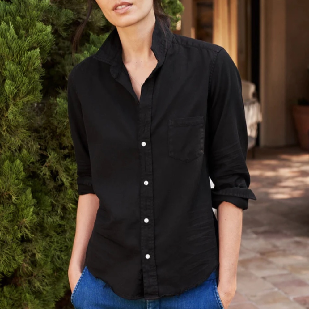 Frank & Eileen - Barry - Famous Denim - Black - Size M